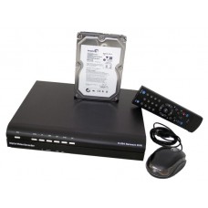 DVR 4 Canais Super Compact c/ HD de 500GB